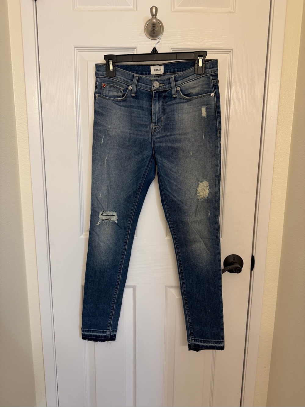 Hudson Jeans Medium Blue Denim Skinny Jeans
